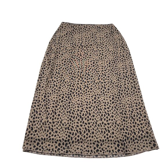 Leopard Print Midi Skirt - Picture 4 of 5